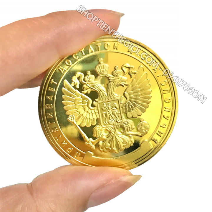 Xu Lưu Niệm Tổng Thống Putin Mạ Vàng In Màu 